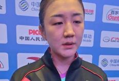 陈梦夺铜牌采访！珍惜与朱雨玲比赛，赛出不放弃精神，展露强度大