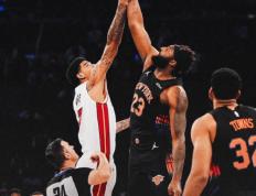 鲍威尔空砍38分，尼克斯140-132擒热火，唐斯39分沙梅特36分奇兵制胜