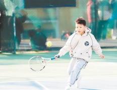 惠济区中小学生网球比赛开拍