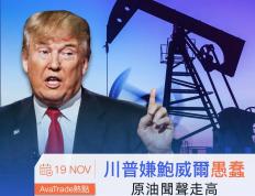 AvaTrade爱华中文官网：川普嫌鲍威尔愚蠢 原油闻声走高