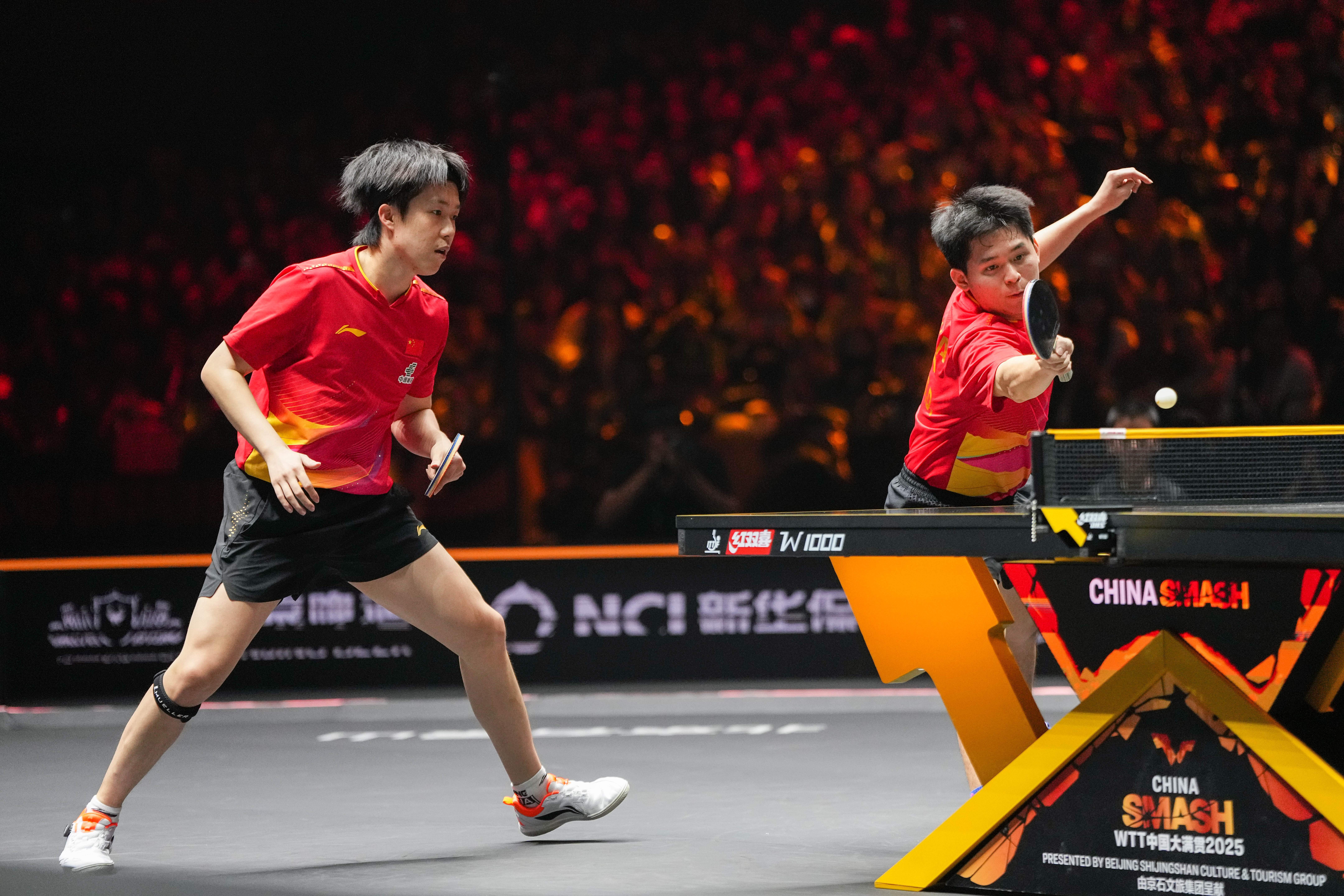 （体育）乒乓球——WTT中国大满贯赛：王楚钦/林诗栋晋级男双决赛