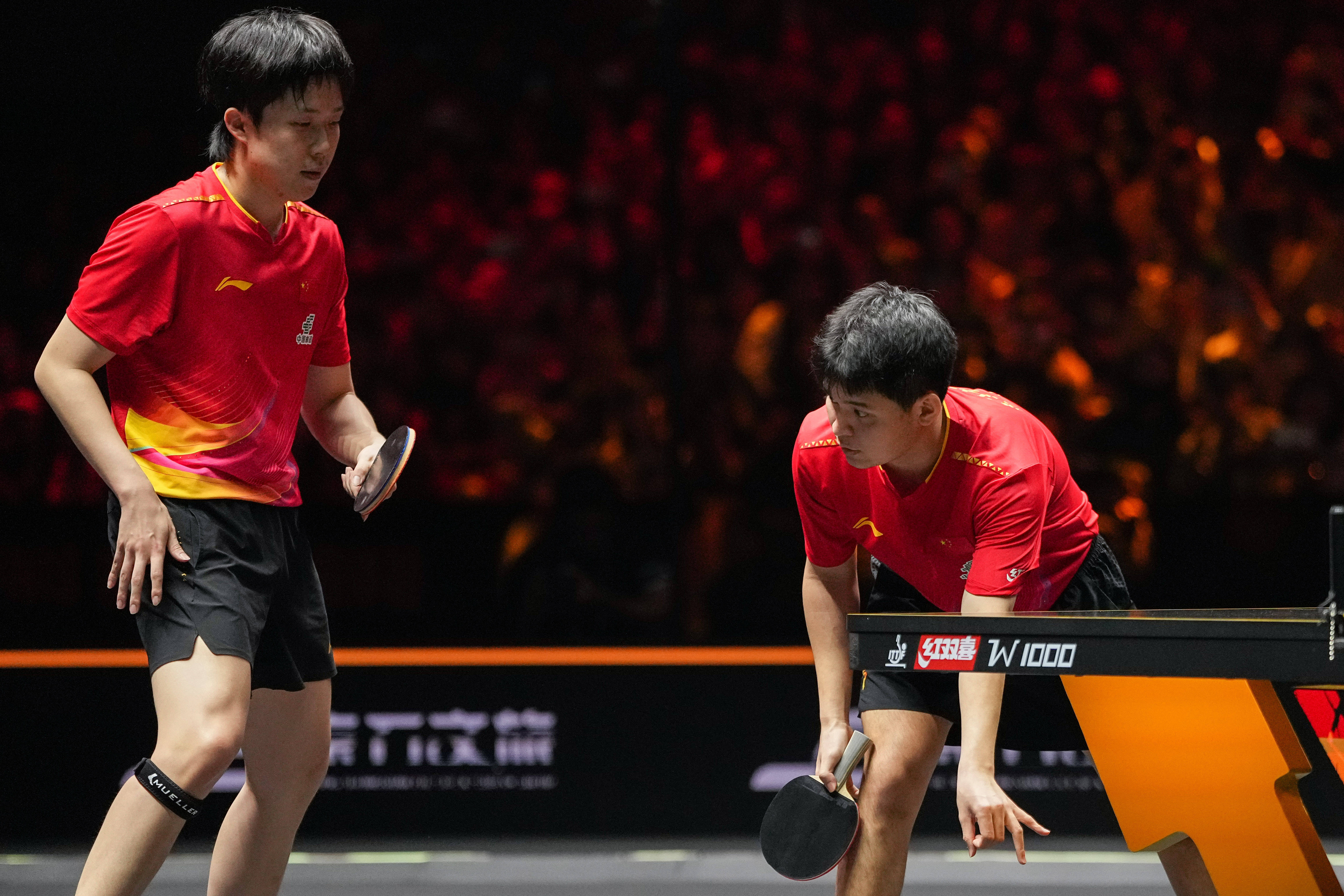 （体育）乒乓球——WTT中国大满贯赛：王楚钦/林诗栋晋级男双决赛