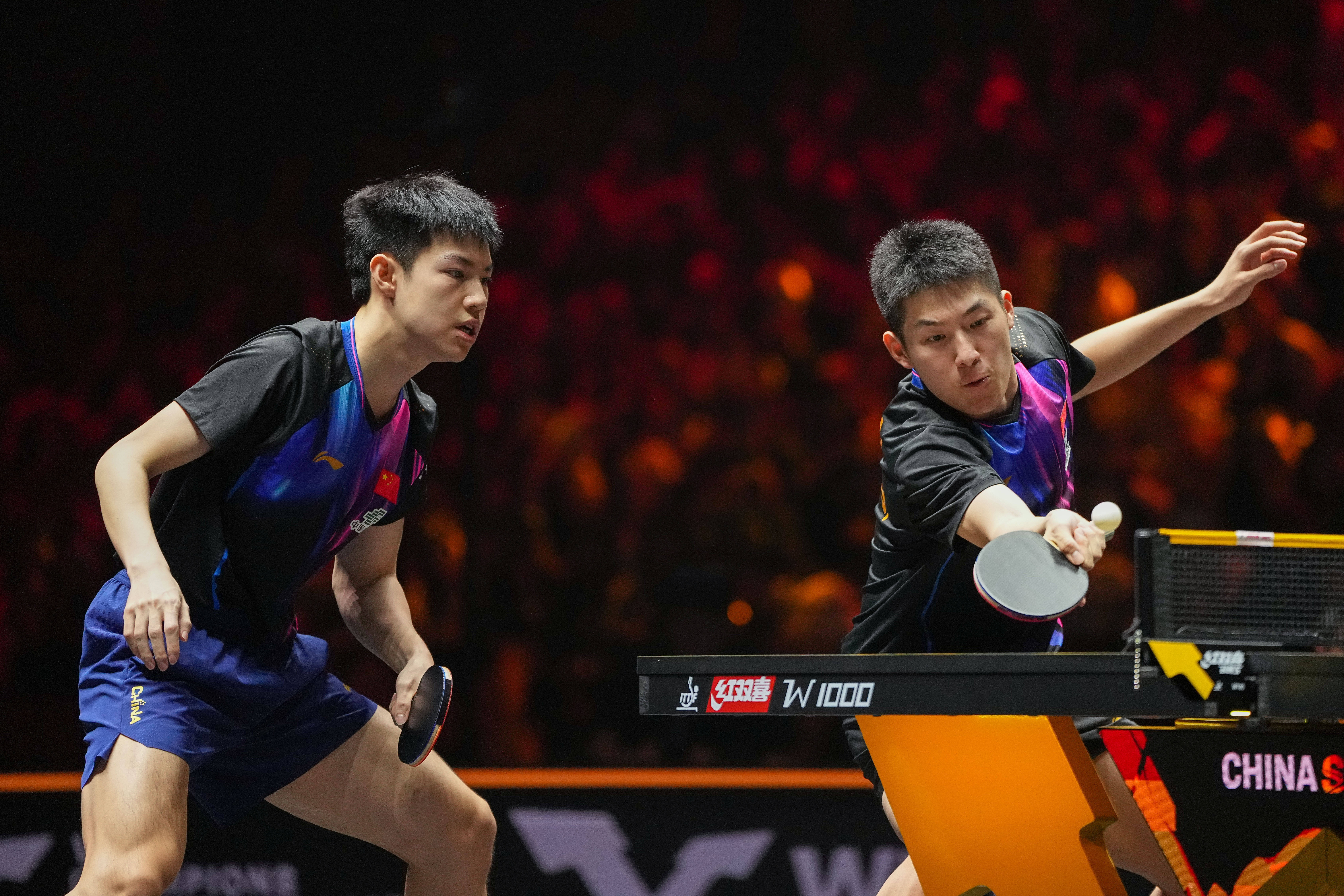 （体育）乒乓球——WTT中国大满贯赛：王楚钦/林诗栋晋级男双决赛
