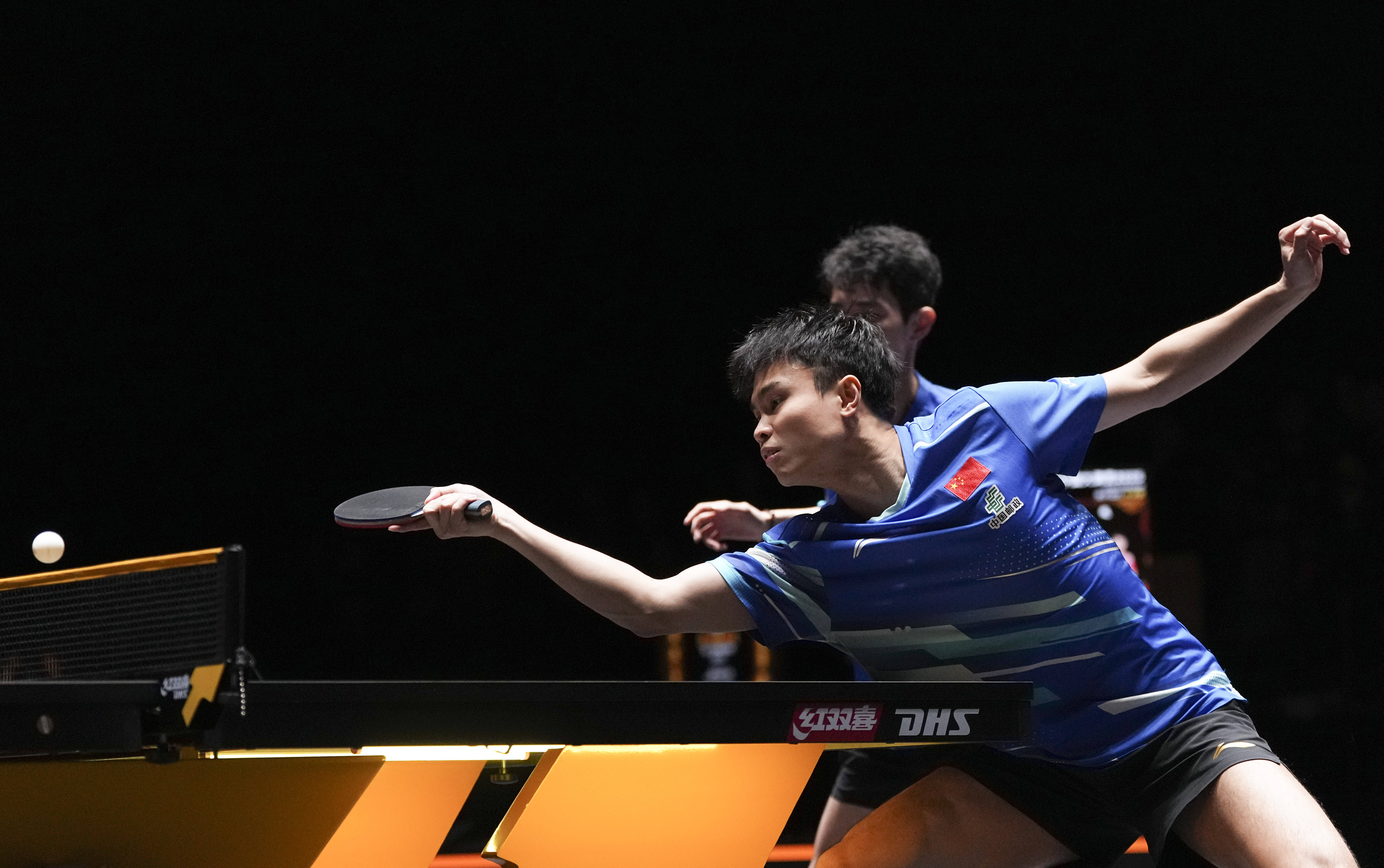 （体育）乒乓球——WTT中国大满贯赛：周启豪/陈俊菘晋级男双决赛